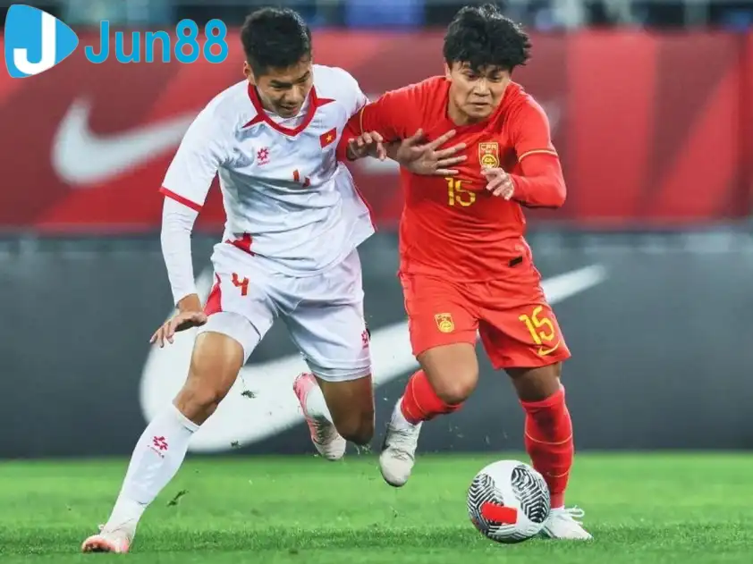 Dù rất nỗ lực nhưng U22 Trung Quốc không thể giành dù chỉ là 1 điểm trước U22 Việt Nam ở lượt trận mở màn (Ảnh: BTC) Dù rất nỗ lực nhưng U22 Trung Quốc không thể giành dù chỉ là 1 điểm trước U22 Việt Nam ở lượt trận mở màn (Ảnh: BTC)