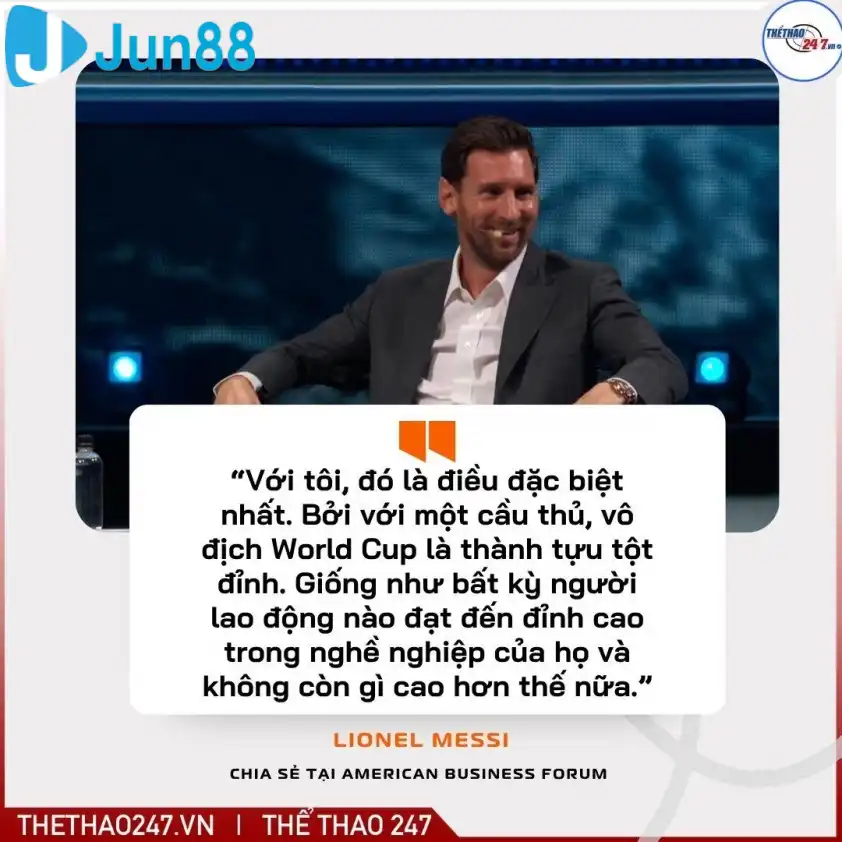 Messi Đưa Ra Phản Hồi Chính Thức Về Nhận Xét Của Ronaldo Liên Quan Đến World Cup